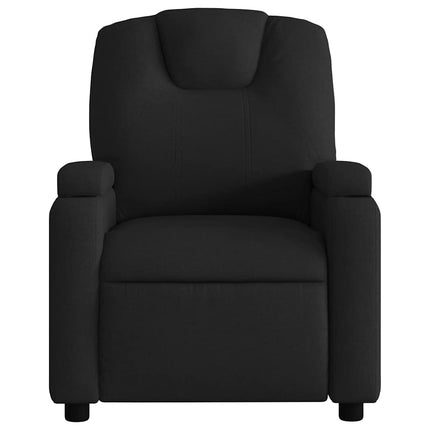Fauteuil inclinable de massage en tissu noir