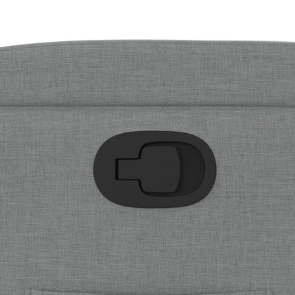 Fauteuil inclinable en tissu gris clair