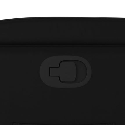 Fauteuil inclinable en similicuir noir