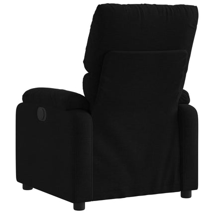 Fauteuil inclinable en tissu noir