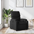 Fauteuil inclinable en tissu noir