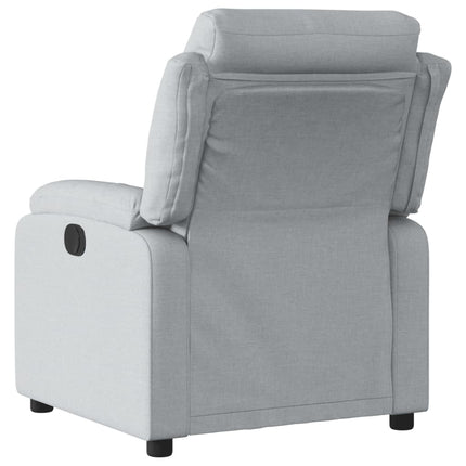 Fauteuil inclinable en tissu gris clair