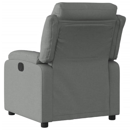 Fauteuil inclinable en tissu gris foncé