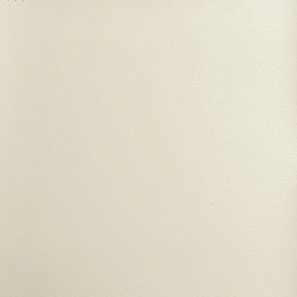 Fauteuil inclinable en similicuir crème