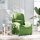 Fauteuil inclinable vert clair velours