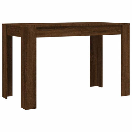 Table à dîner Chêne marron 120x60x76 cm bois d'ingénierie