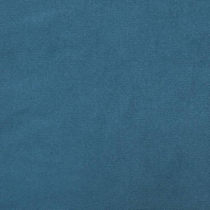 Ensemble de canapé Chesterfield et traversins 3pcs bleu velours