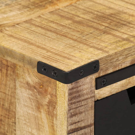 Buffet avec 2 tiroirs 55x35x60 cm bois massif de manguier