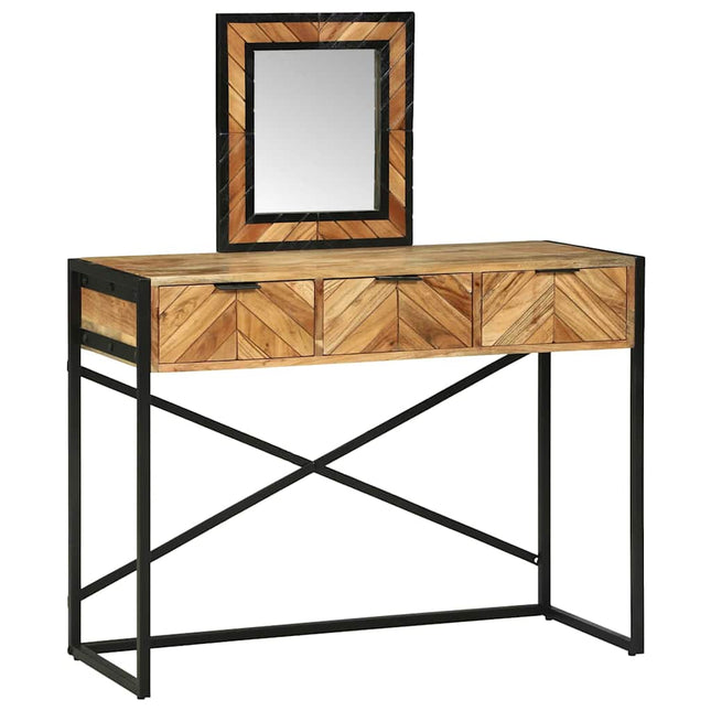 Table de Toilette Marron 100 x 40 x 120 cm Bois d'acacia massif