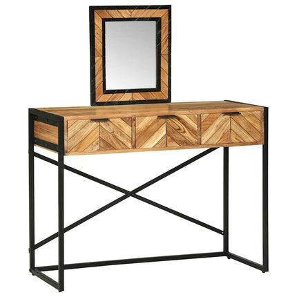 Table de Toilette Marron 100 x 40 x 120 cm Bois d'acacia massif