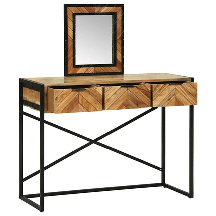 Table de Toilette Marron 100 x 40 x 120 cm Bois d'acacia massif