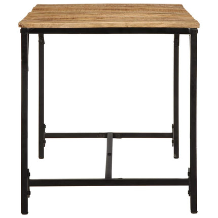 Table à manger 140x70x75 cm bois de manguier massif brut