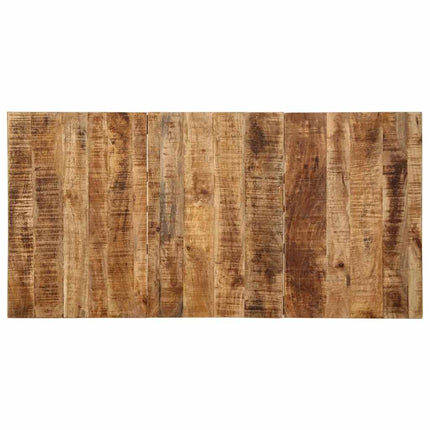 Table à manger 140x70x75 cm bois de manguier massif brut
