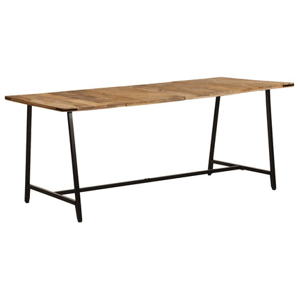 Table à dîner 180x90x75 cm bois de manguier massif