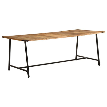 Table à manger 200x100x75 cm bois de manguier massif