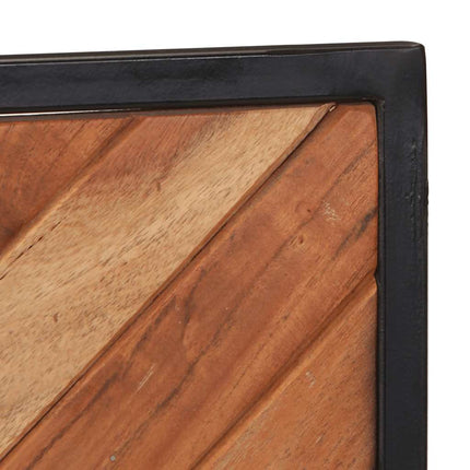 Porte-manteaux 2 pcs 35x1x90 cm bois massif acacia