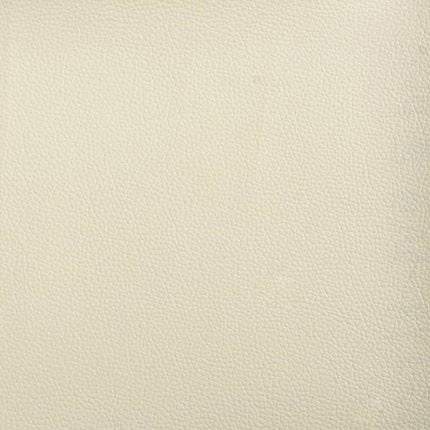 Fauteuil Chesterfield crème similicuir