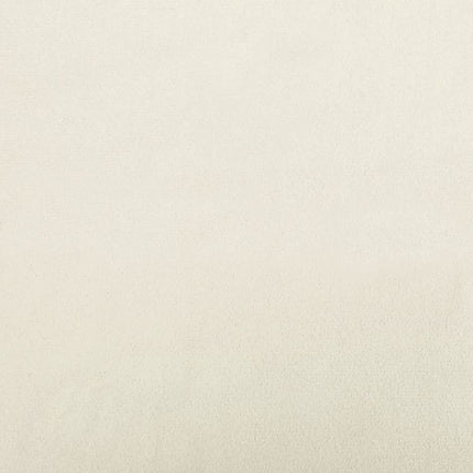 Fauteuil Chesterfield crème velours