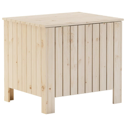 Boîte de rangement avec couvercle RANA bois massif de pin