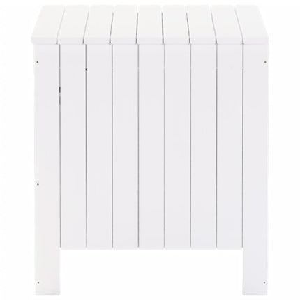 Boîte de rangement avec couvercle RANA blanc bois massif de pin