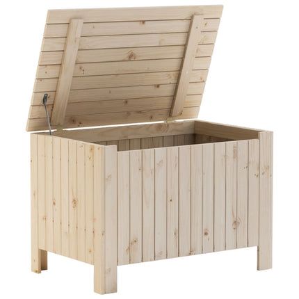 Boîte de rangement avec couvercle RANA bois massif de pin