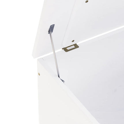 Boîte de rangement avec couvercle RANA blanc bois massif de pin