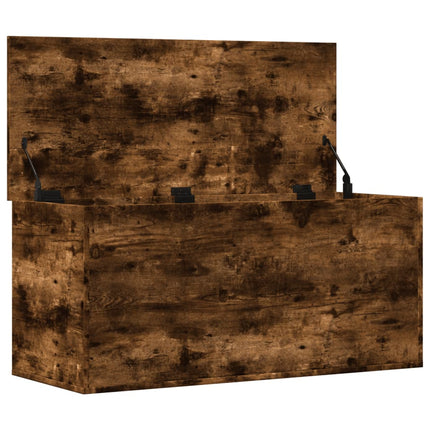 Boîte De Rangement Bois D'ingénierie Chêne fumé 1 100 x 42 x 46 cm