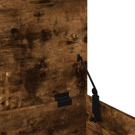 Boîte De Rangement Bois D'ingénierie Chêne fumé 1 100 x 42 x 46 cm