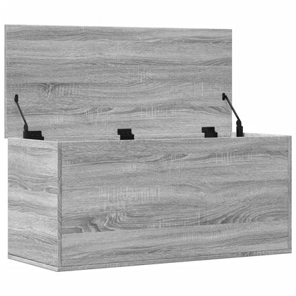 Boîte De Rangement Bois D'ingénierie Sonoma gris 1 100 x 42 x 46 cm