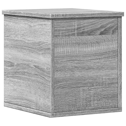 Boîte de rangement sonoma gris 30x35x35 cm bois d'ingénierie