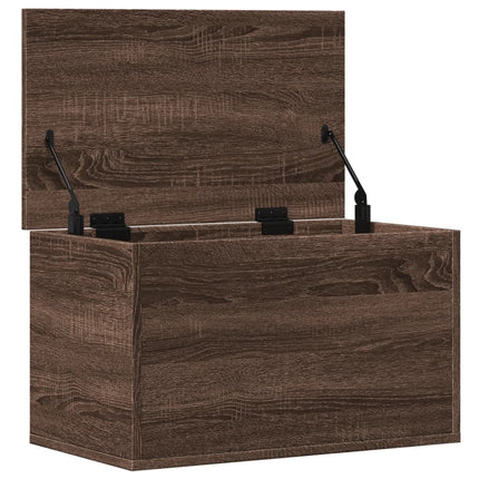 Boîte De Rangement Bois D'ingénierie Chêne marron 1 60 x 35 x 35 cm