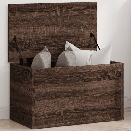 Boîte De Rangement Bois D'ingénierie Chêne marron 1 60 x 35 x 35 cm