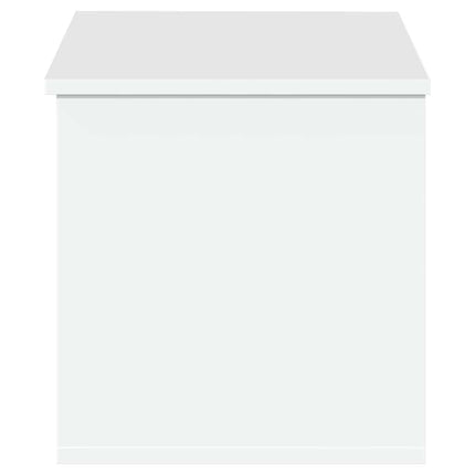 Boîte de rangement blanc 90x35x35 cm bois d'ingénierie