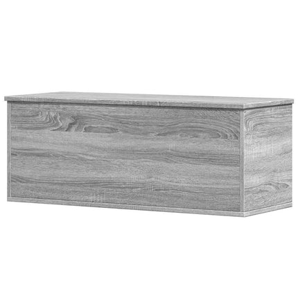 Boîte de rangement sonoma gris 90x35x35 cm bois d'ingénierie