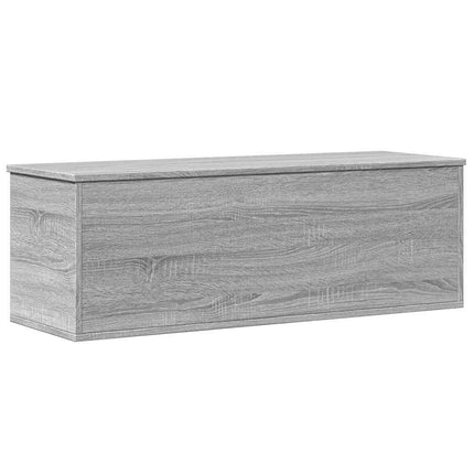 Boîte de rangement sonoma gris 102x35x35 cm bois d'ingénierie