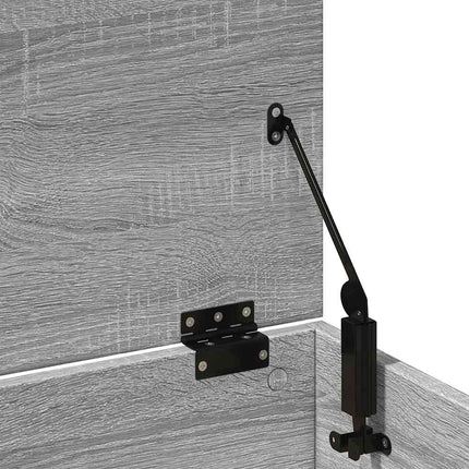 Boîte de rangement sonoma gris 102x35x35 cm bois d'ingénierie