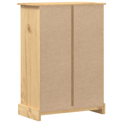 Commode Corona 80x43x114 cm bois massif de pin