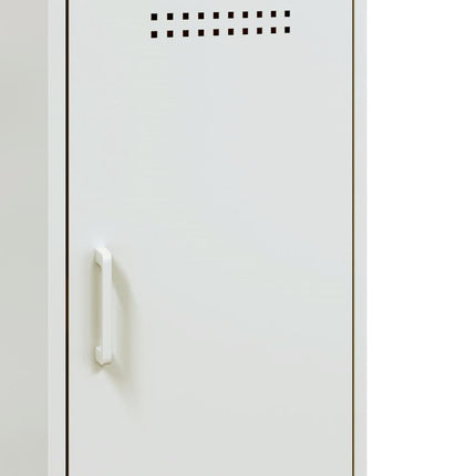 Buffet blanc 36x39x79 cm acier