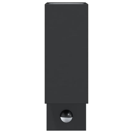 Applique murale d'extérieur avec capteurs noir