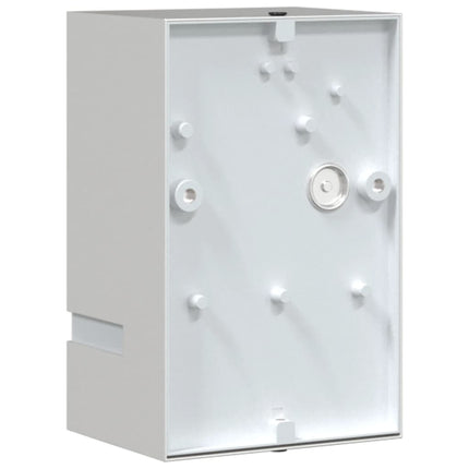 Applique murale d'extérieur argenté acier inoxydable