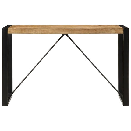 Table à manger 120x55x76 cm bois de manguier massif brut