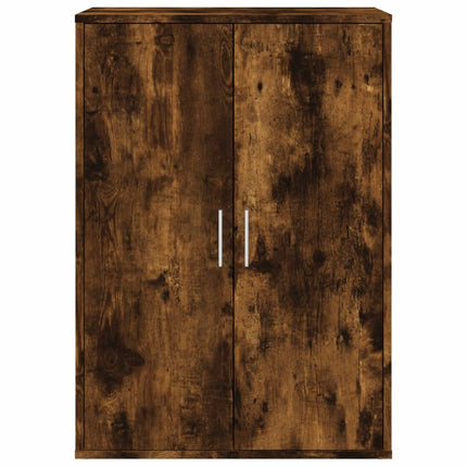 Buffets 2 pcs chêne fumé 60x31x84 cm bois d'ingénierie