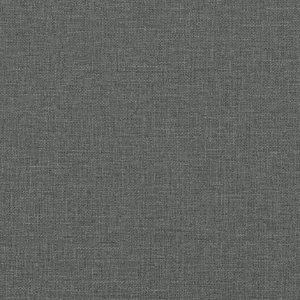 Canapé 3 places avec oreillers gris foncé 210 cm tissu