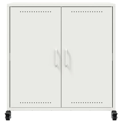 Buffet blanc 68x39x72 cm acier