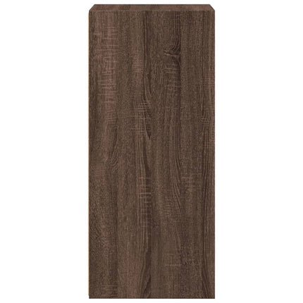 Buffet chêne marron 40x41x93 cm bois d'ingénierie