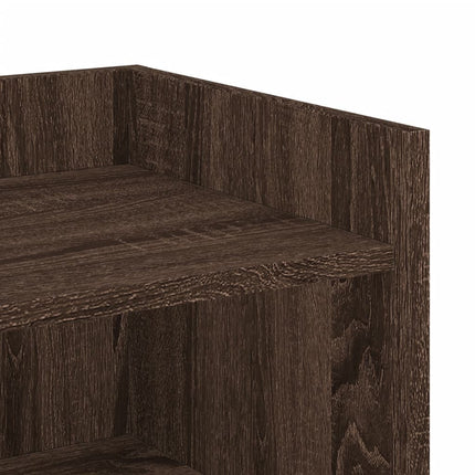 Buffet chêne marron 73,5x35x75 cm bois d'ingénierie