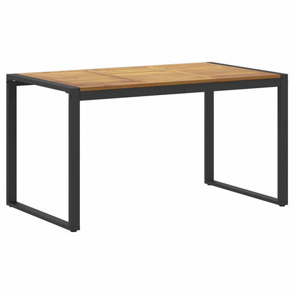 Ensemble de salle à manger pour jardin 5 pcs Noir et marron