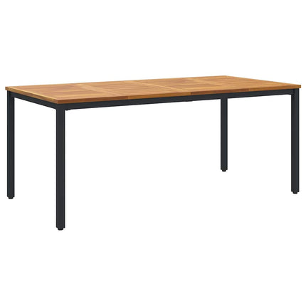 Ensemble de salle à manger pour jardin 7 pcs Noir et marron