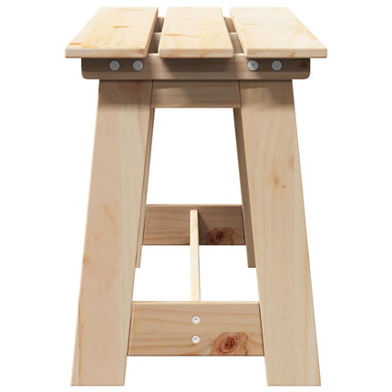 Banc extérieur Marron 119 x 35 x 47 cm Bois de pin massif