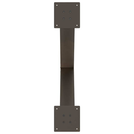 Table à manger marron clair bois de chêne massif rectangulaire